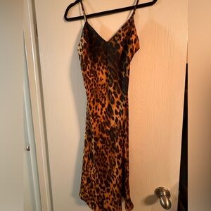 Maxi cheetah dress